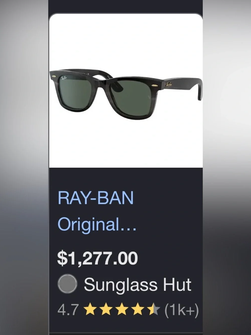 Poshmark Live Saturday, August 15th with Ray-Ban GIVEAWAY!